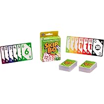 Mattel Games Skip-Bo Card Game for Kid, Adult & Family Nights